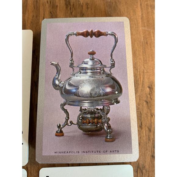 Stancraft Minneapolis Institute of Arts Playing Cards Double Deck Antique Silver - Picture 8 of 9